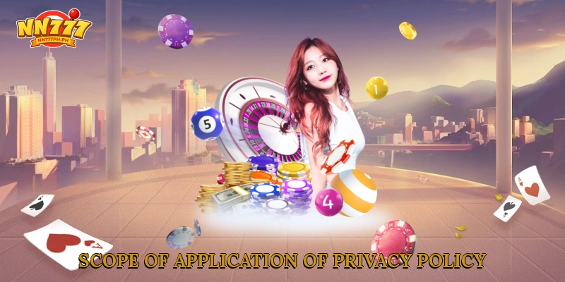 Scope of application of privacy policy