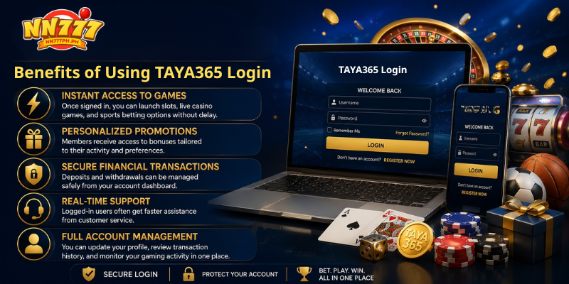 Benefits of Using TAYA365 Login
