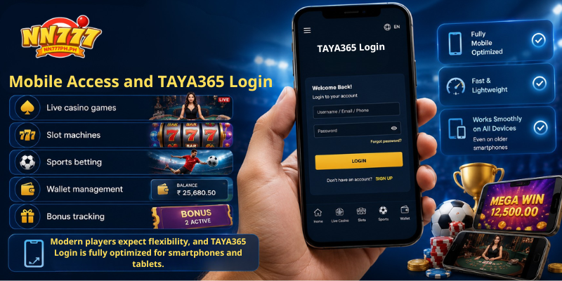 Mobile Access and TAYA365 Login