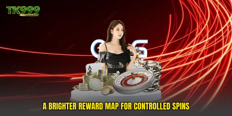 A brighter reward map for controlled spins